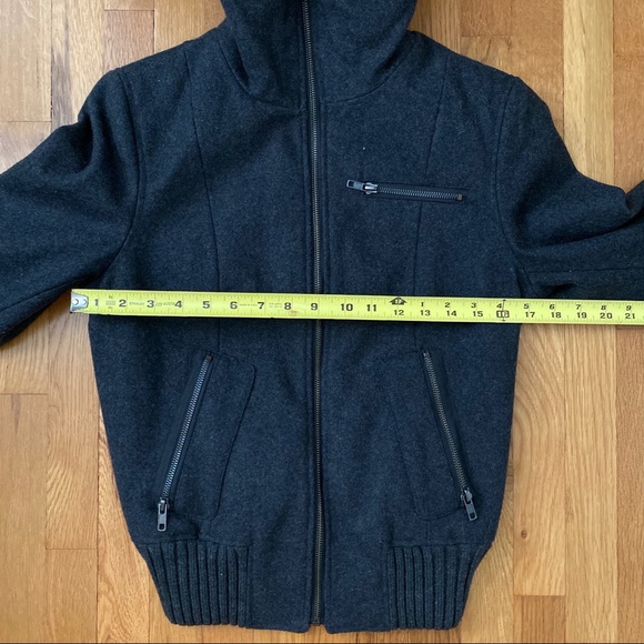 {Express} Grey Wool Jacket - Picture 8 of 10